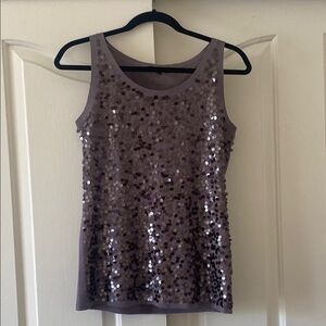 Eileen Fisher Sequin Tank in Purple